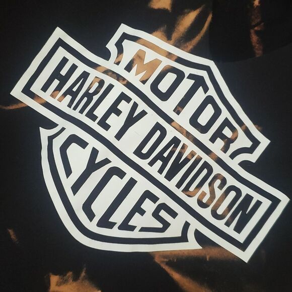 Like New Ladies Harley Davidson Flame T-Shirt Sz M? - Picture 2 of 6